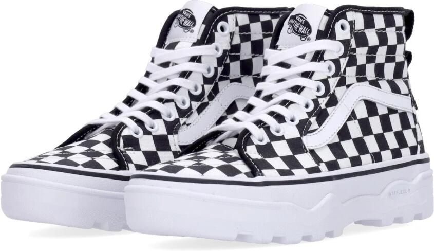 Vans Ruitpatroon Sk8-hi Dames Hoge Sneaker - Foto 6