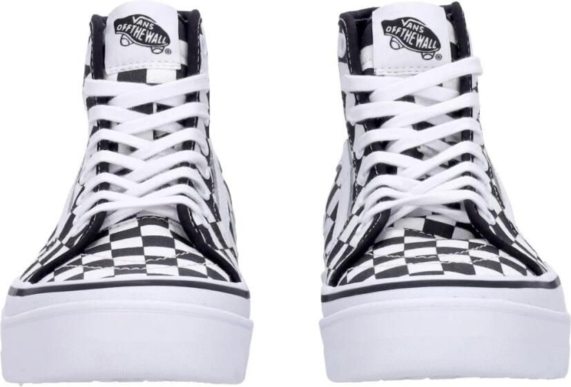 Vans Ruitpatroon Sk8-hi Dames Hoge Sneaker - Foto 4