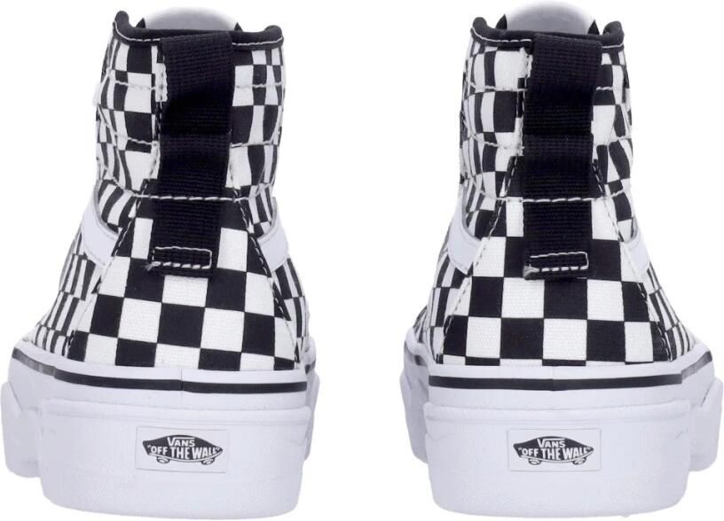 Vans Ruitpatroon Sk8-hi Dames Hoge Sneaker - Foto 3