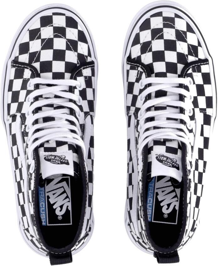 Vans Ruitpatroon Sk8-hi Dames Hoge Sneaker - Foto 2