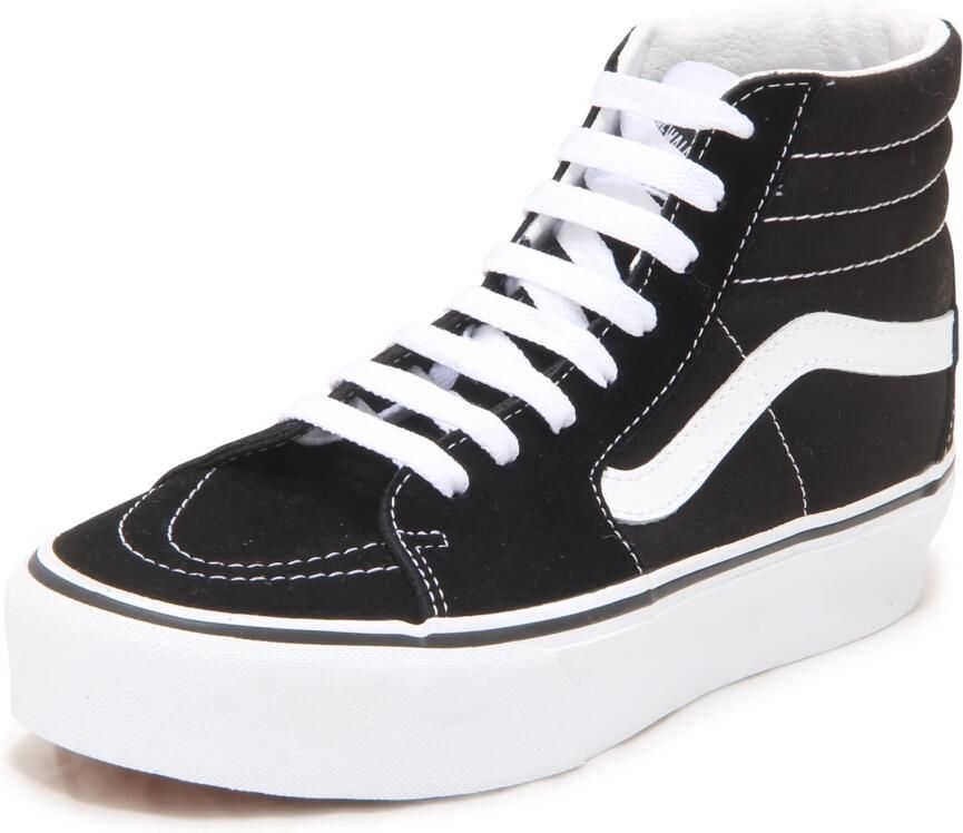 Vans Ua Sk8 Hi Platform 2.0 Womens Black True White Sneakers VN0A3TKN6BT - Foto 5