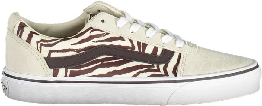 Vans Sportieve Beige Vetersneakers met Contrastdetails Beige Dames - Foto 10