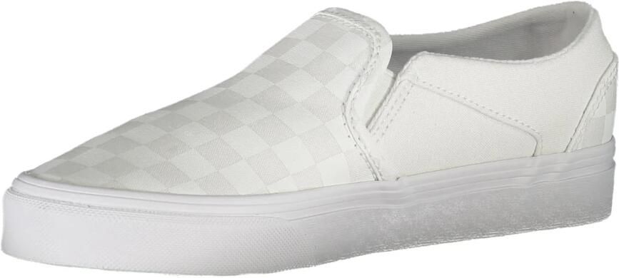 Vans Witte polyester sportschoenen met elastiek contrastdetails logo White