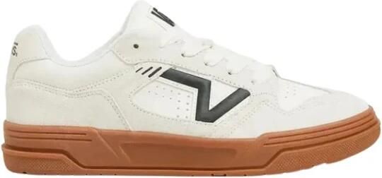 Vans Crème Leren Sneaker Collectie Beige