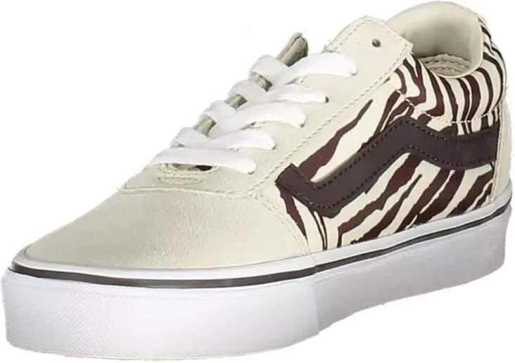 Vans Sportieve Beige Vetersneakers met Contrastdetails Beige Dames - Foto 10