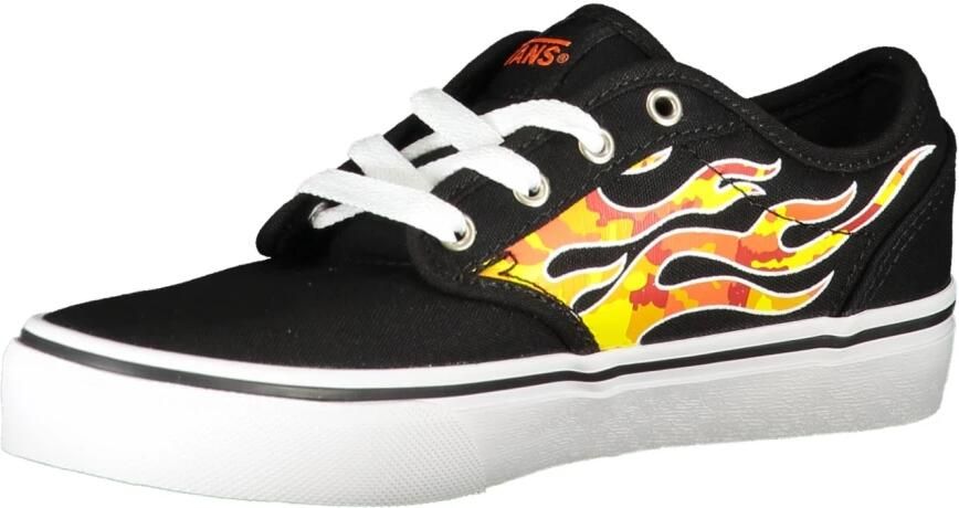 Vans Sportieve Zwarte Heren Sneakers Geborduurd Logo Black Heren - Foto 5