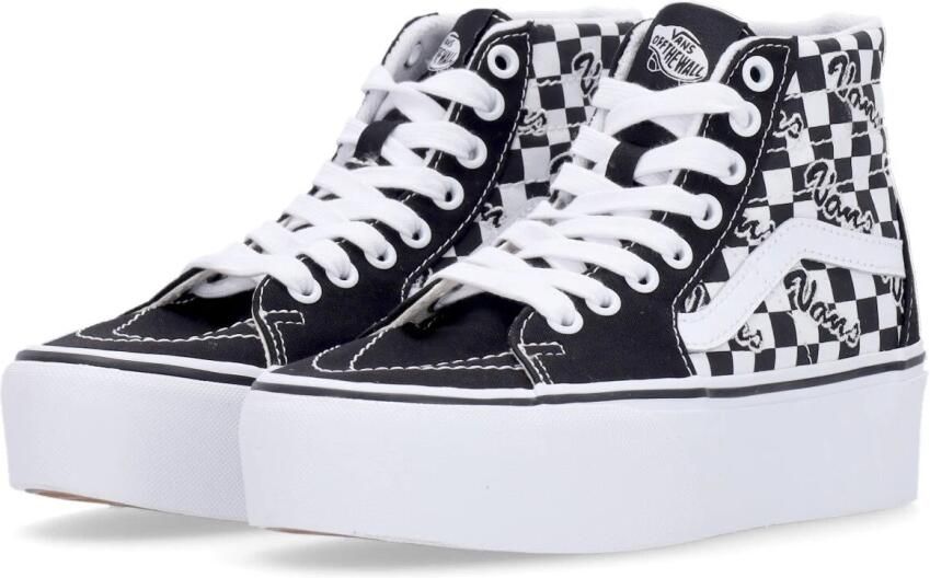 Vans Sk8-Hi Tapered Stackform sneaker van canvas met leren details - Foto 2
