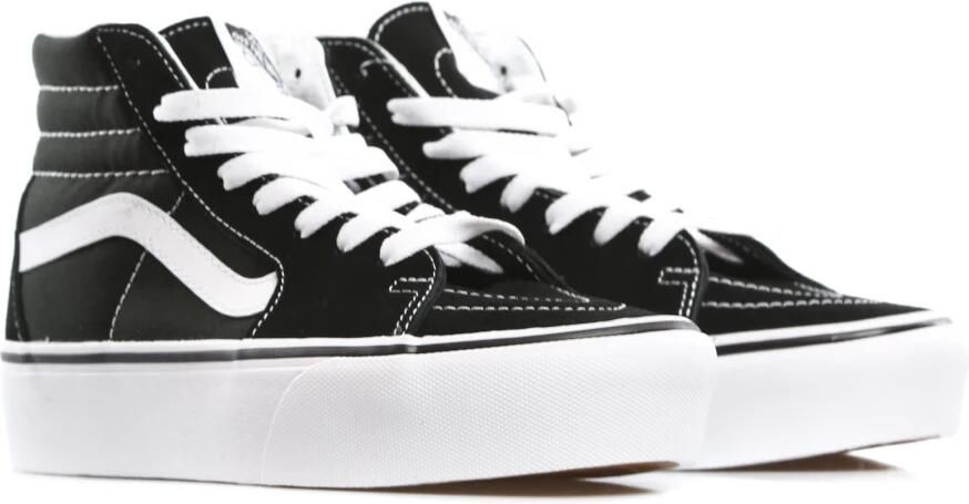 Vans Ua Sk8 Hi Platform 2.0 Womens Black True White Sneakers VN0A3TKN6BT - Foto 9
