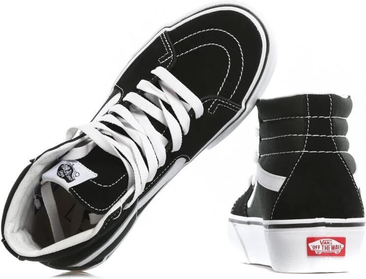 Vans Ua Sk8 Hi Platform 2.0 Womens Black True White Sneakers VN0A3TKN6BT - Foto 7
