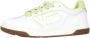 Vans Vintage Wit Lime Sneakers Green Dames - Thumbnail 1