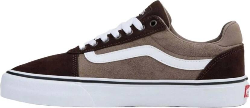 Vans MN Ward Deluxe Sneakers Laag Donkerbruin - Foto 3
