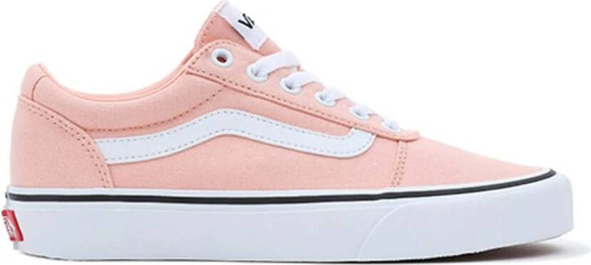 Vans Dames Canvas Tropical Peach Sneakers Pink Dames