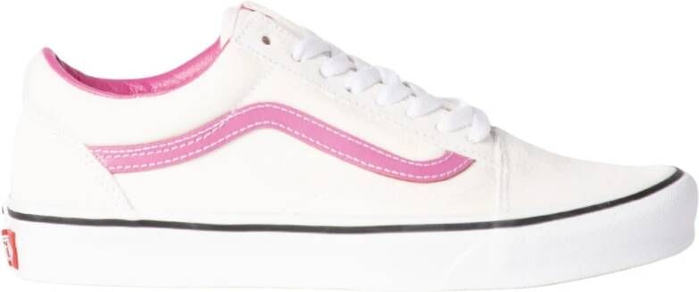 Vans Low-Top Sneakers met Roze Details