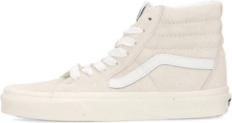Vans Witte Suède Hoge Skate Schoenen