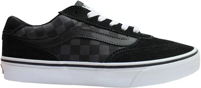 Vans Zwarte Canvas Sneakers Brooklyn Stijl