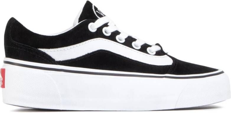 Vans Zwarte Casual Dames Sneakers an Suède Black Dames