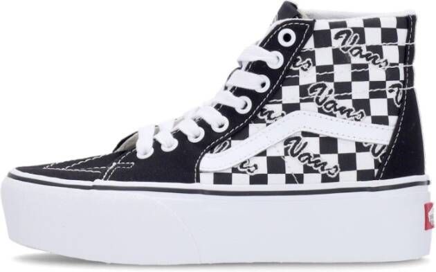 Vans Sk8-Hi Tapered Stackform sneaker van canvas met leren details - Foto 4
