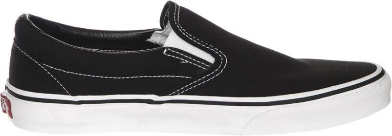 Vans Zwarte Slip-On Sneakers met Suède Bovenwerk Black Heren