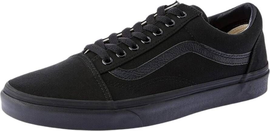 Vans Zwarte Sneakers Old Skool Stijl Black Heren