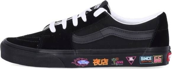 Vans Zwarte Neon Sk8-Low Sneakers Black Heren