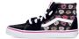 Vans Zwart Roze Sk8-hi Sneaker Liefde Black Dames - Thumbnail 1