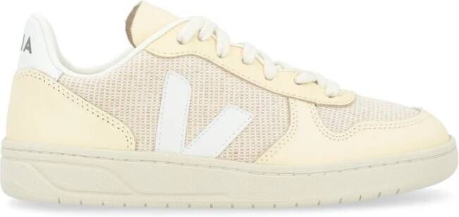 Veja Beige J-Mesh V-10 Sneaker White Dames