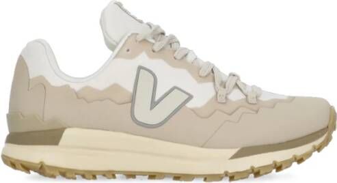 Veja Multicolor Vetersluiting Fitz Roy Sneakers Beige Dames