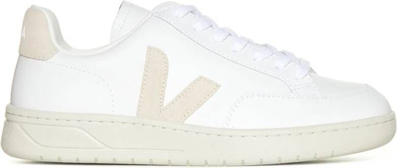 Veja Beige V-12 Low-Top Sneakers White Heren