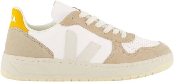 Veja Beige Wit Geel Sneaker