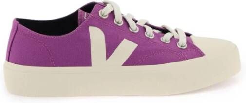 Veja Biologisch Katoenen Lage Sneakers Purple Dames