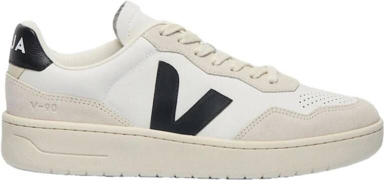 Veja Biologische leren sneakers met suède panelen