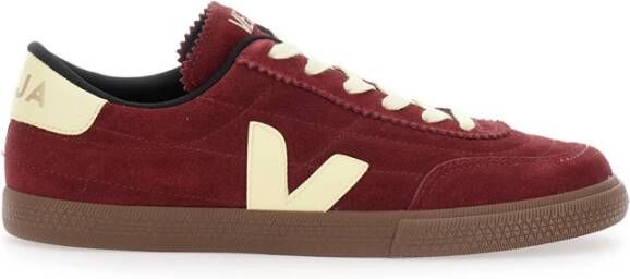 Veja Bordeaux Sneakers met Logo