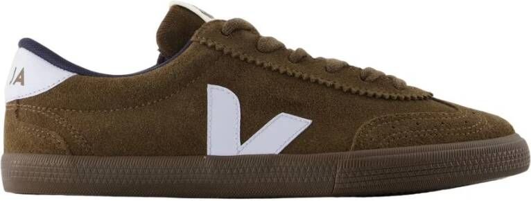 Veja Bruin Leren Volley Sneakers