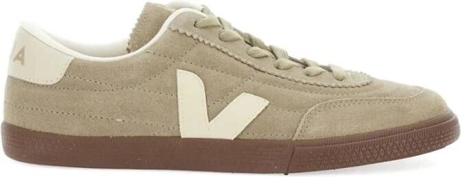 Veja Bruine Leren Sneakers met Biologische Materialen