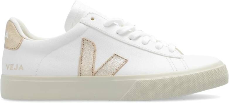 Veja Multicolore Leren Sneakers Wit Platine White Dames - Foto 11