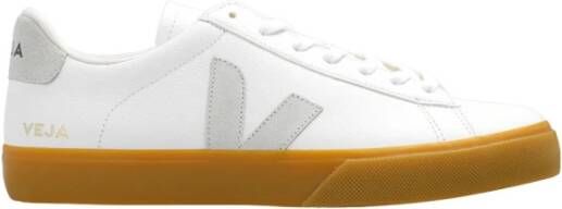 Veja Campo Chromefree Leer (Wit Grijs) White