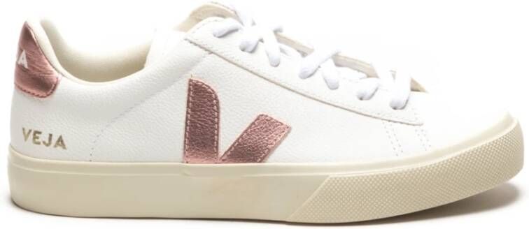 Veja Campo Chromefree Leather Dames Sneakers Schoenen Leer Wit CP0503128A - Foto 10