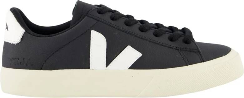 Veja Campo Sneakers in Black and White Chromefree Leather Zwart - Foto 9
