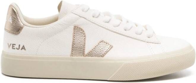Veja Multicolore Leren Sneakers Wit Platine White Dames - Foto 15