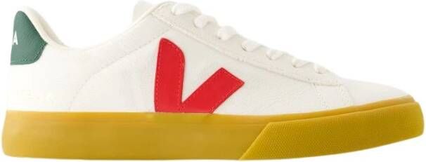 Veja Campo Leren Sneakers Wit White Heren
