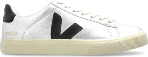 VEJA Lage Sneakers Dames Campo Maat: 40 Materiaal: Leer Kleur: Zilver - Foto 2