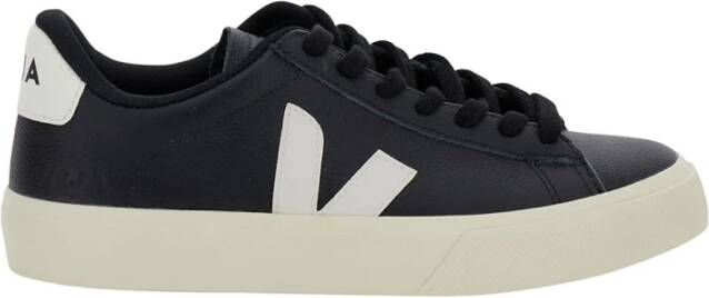 Veja Campo Sneakers in Black and White Chromefree Leather Zwart - Foto 19