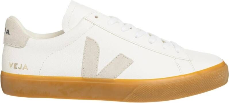 Veja Campo Chromefree Leer (Wit Grijs) White