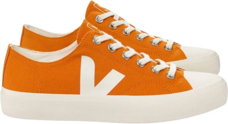 Veja Canvas Lage Sneakers in Canyon Pierre Orange Dames