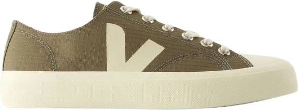 Veja Canvas Lage Sneakers Khaki Pierre Green