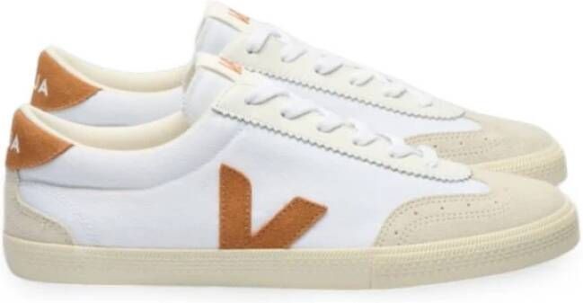 Veja Canvas Sneakers Oranje Details White Dames