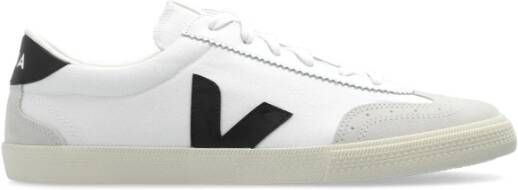 VEJA Volley | white black Wit Katoen Lage sneakers Unisex