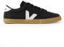 Veja Canvas Sneakers Zwart Wit Bruine Zool Black Heren - Thumbnail 1