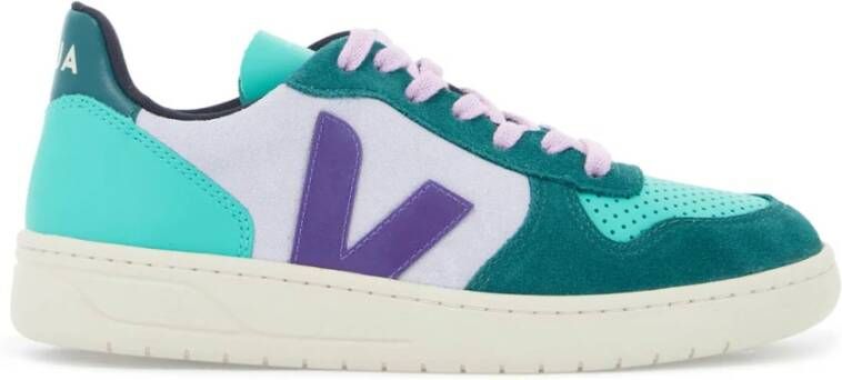 Veja Chromevrije Leren Sneakers met Tubber Logo Multicolor Dames