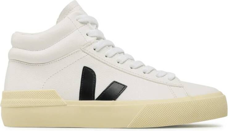 Veja Chromevrije Leren Sneakers Wit Dames